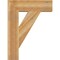 Ekena Millwork Traditional Block Rough Sawn Bracket, Western Red Cedar, 6"W x 24"D x 32"H BKT06X24X32TRA05RWR - alternate 2